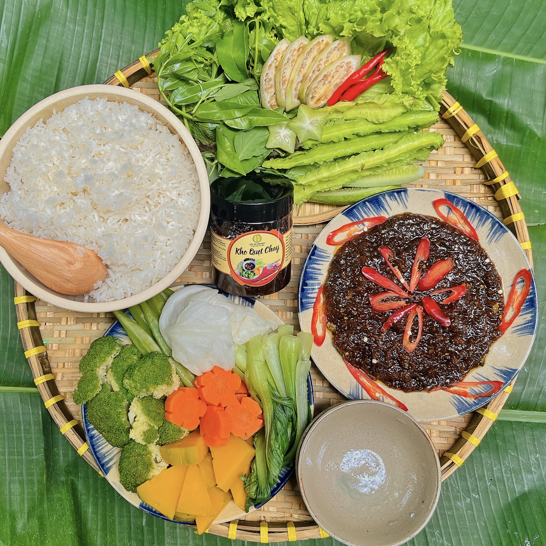 Kho quẹt chay Hòa An Organic 180g